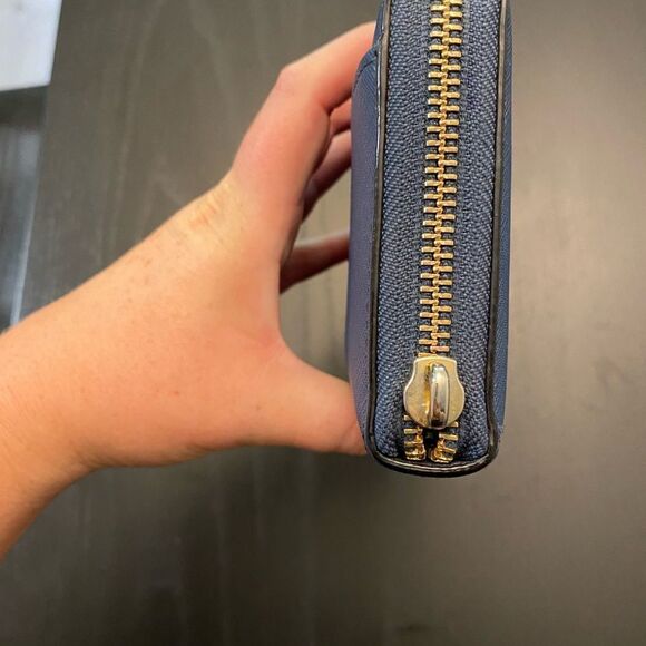 Kate Spade blue continental checkbook wallet - Picture 3 of 14